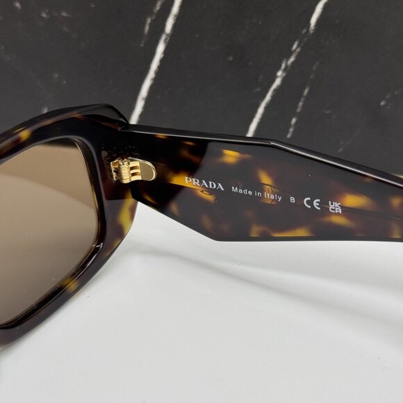 NEW PRADA PR17WS 2AU8C1 WOMEN HAVANA EYEWEAR SPR 17W 2AU8C1 SUNGLASSES - Picture 10 of 11